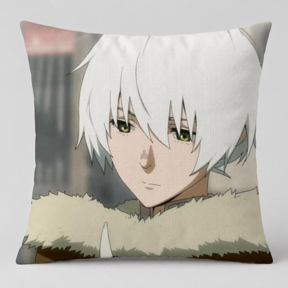 Anime To Your Eternity Cushion Cover Short Plush Cushion Cover Double Sided Print Washable Sofa Pillowcase Home Decor Gift