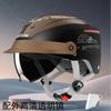 Electric Motorcycle Helmet for Men and Women, Summer Sun Protection Breathable, All-season Universal Half Helmet