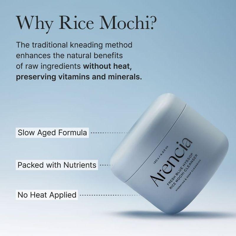 Arencia - Fresh Blue Hyssop Rice Mochi Cleanser