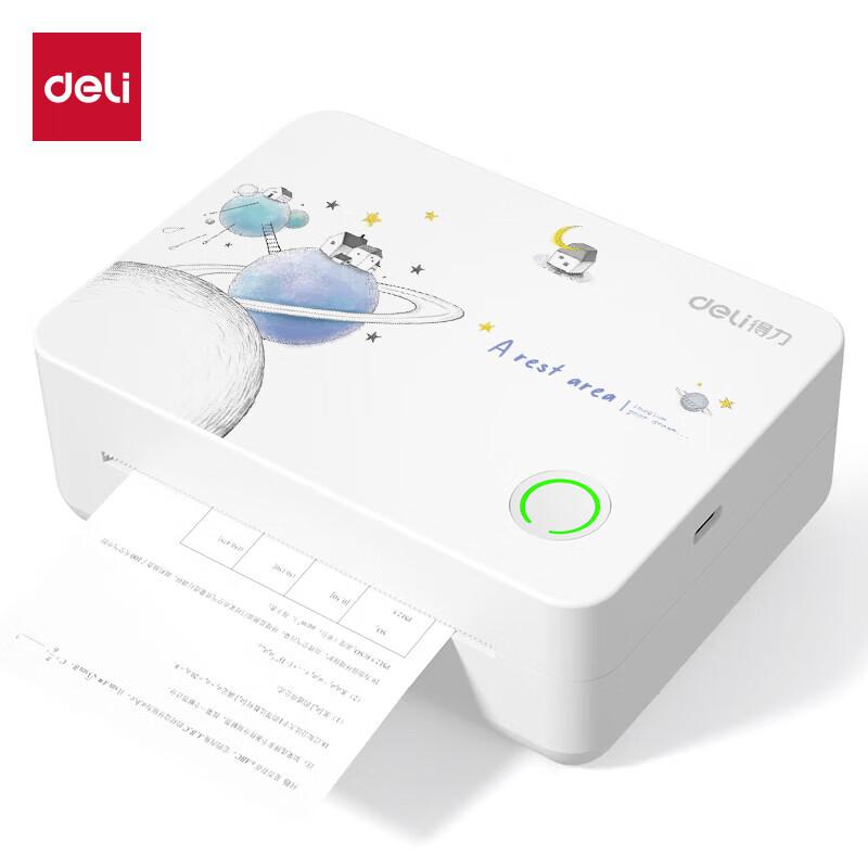 

Deli Smart Learning Portable Thermal Printer GE258 CN plug (adapter included)