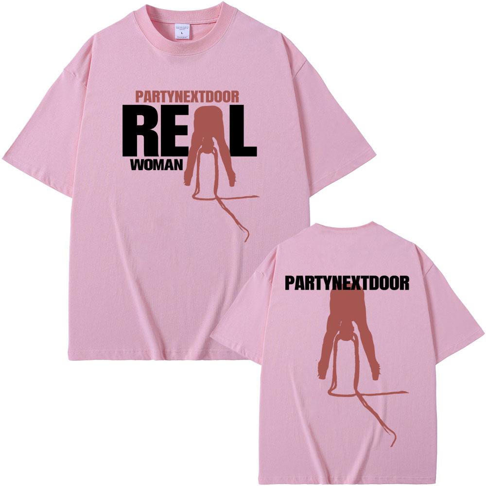 Rapper Partynextdoor Skutečný Unisex Grafické Tričko s Obalem Alba Unisex Unisex Hip Hop Nadměrná Trička Módní Trend Streetwear