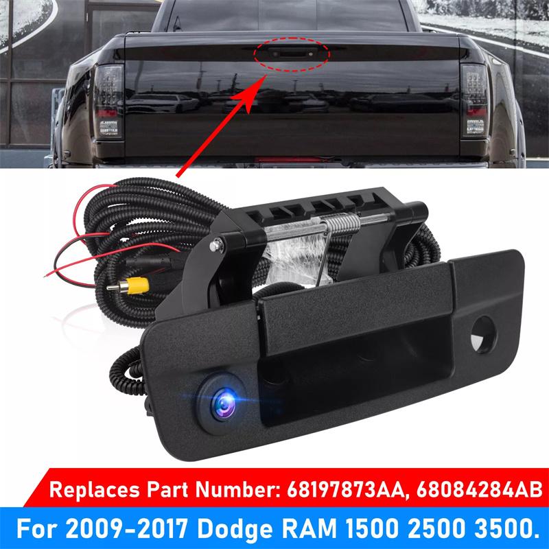 Araba Arka Bagaj Kapağı Tutamağı Yedek Geri Görüş Kamerası Arka Görüş Kamerası Dodge Ram 1500 2500 3500 2013-2020 68197873Aa İçin Uygun
