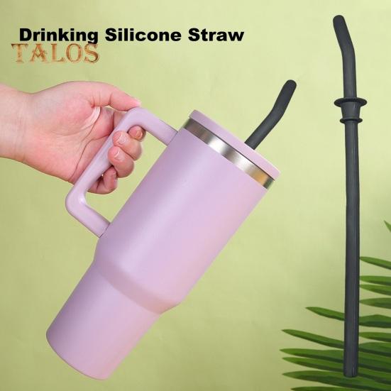 3Pcs Straw Replacement Set for Hydro Flask Tumbler Long Cleaning Brush BPA Free Food-Grade Straw for Hydroflask Travel Mug