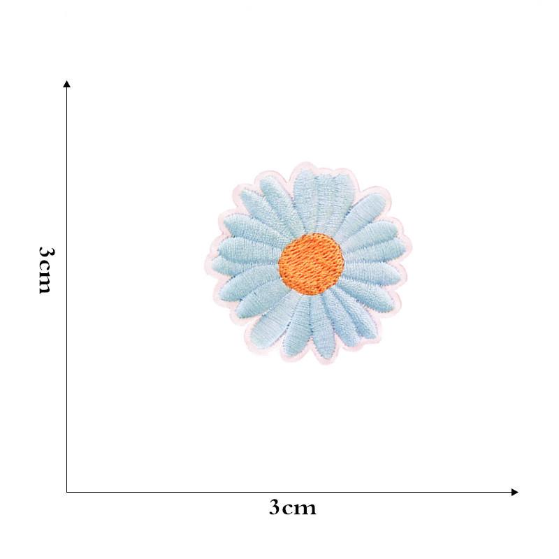 

Вышитая нашивка «Ромашка» — цветочное самоклеящееся украшение для сумок и аксессуаров для волос