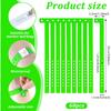 60 Pcs Vinyl Wristband, Plastic Wristbands for Events, Neon Plastic Event Wristbands, Colored Bracelet Wristband for Events, Concerts, Carnivals,