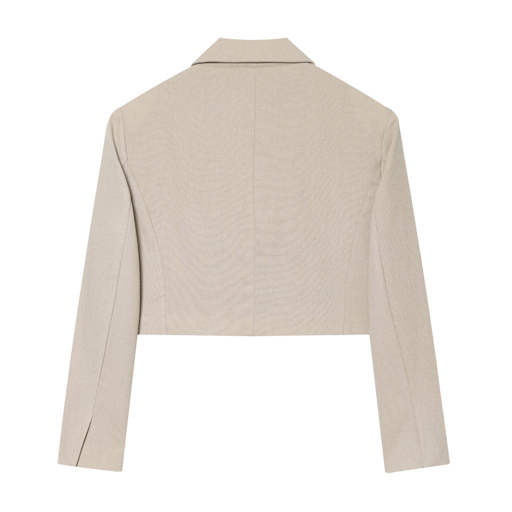 European and American Women's Clothing Popular Fashion Short Blazer + Casual Shorts with Belt