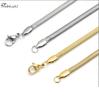 1/1.5/2.4/4mm Waterproof Stainless Steel Sliver Color Necklace High Quality Round Snake Chain Jewelry Accessory for Men Women