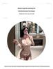 Fluffy Pink Bunny Girl Christmas Lingerie Set