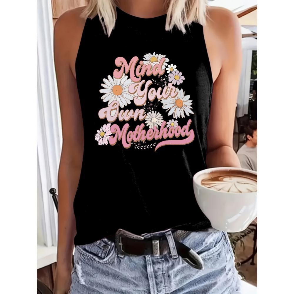 Printed plus size vest Bohemian style vest S