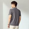 Men's Seamless Mulberry Silk Blend Short Sleeve Polo Shirt