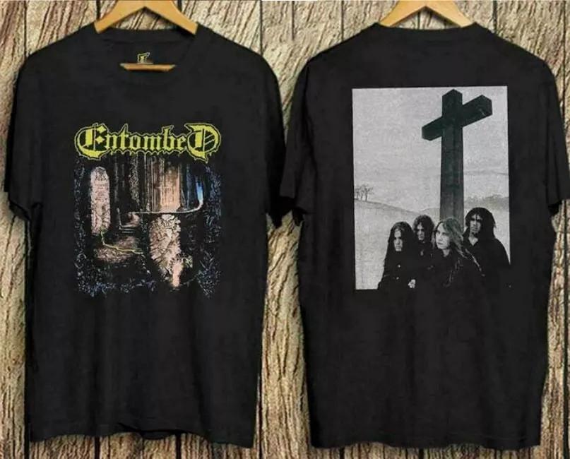 Entombed Left Hand Path Двусторонняя футболка Полный размер S-5XL FH211 Унисекс футболка XXXXL