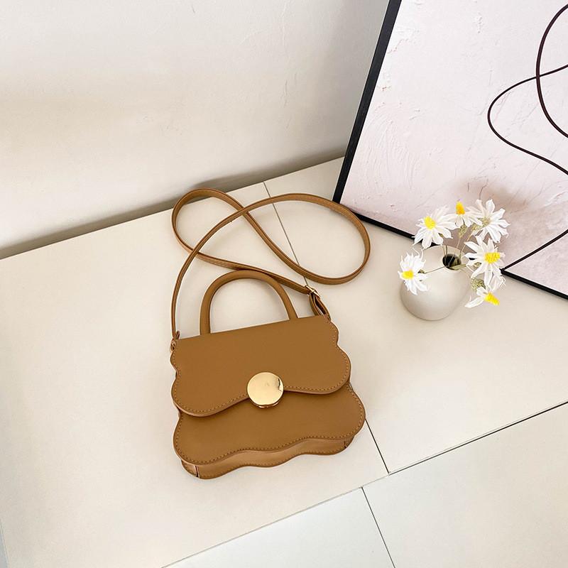 Chic Small Square Crossbody Bag With Soft Pu Material Magnetic Closure For Everyday Use