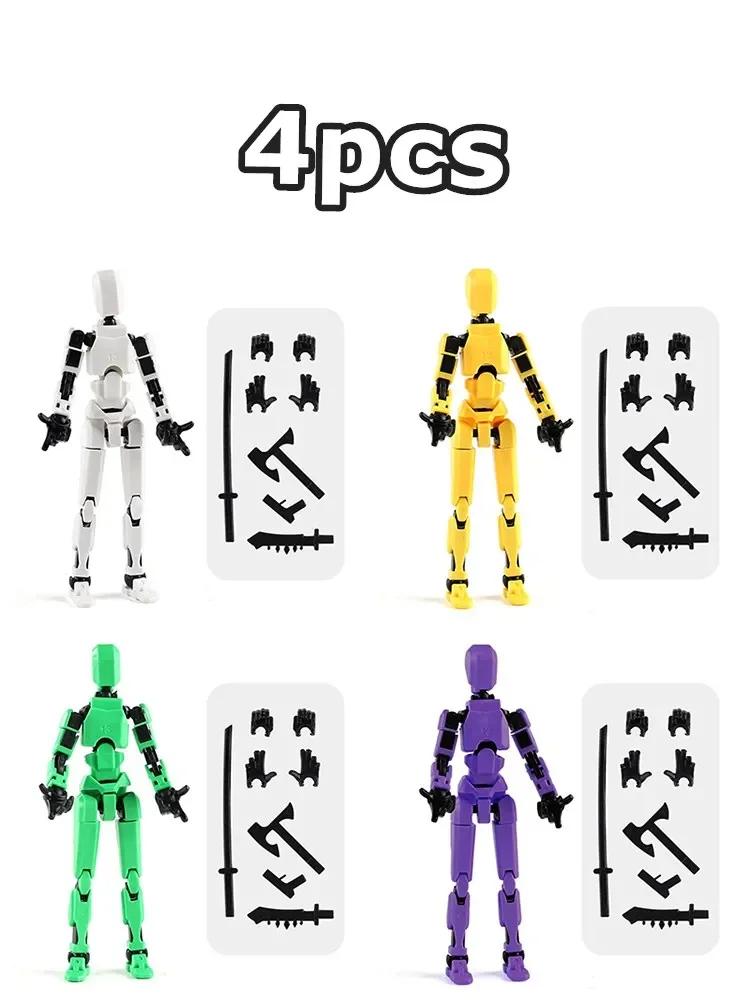 2/3/9PCS-Lucky Puppets 13 Doll,Multiple Styling Combinations Robot Model,Cheap Holiday Gift,Cool Robot Doll Desktop Decoration