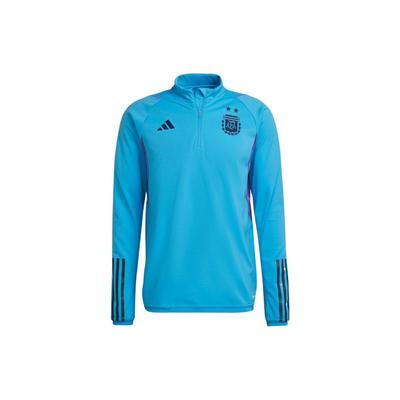 Arjantin Tiro 23 Antrenman Uzun Kollu Sweatshirt Erkek Üstleri Mavi HF3916