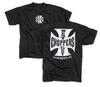West Coast Chopper 2 Seiten Grafik Schwarzes T-Shirt