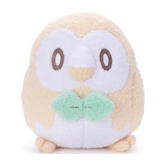 Pokemon Peace Plush M Rowlet - Approx. 22cm Tall - Cozy & Cute Design