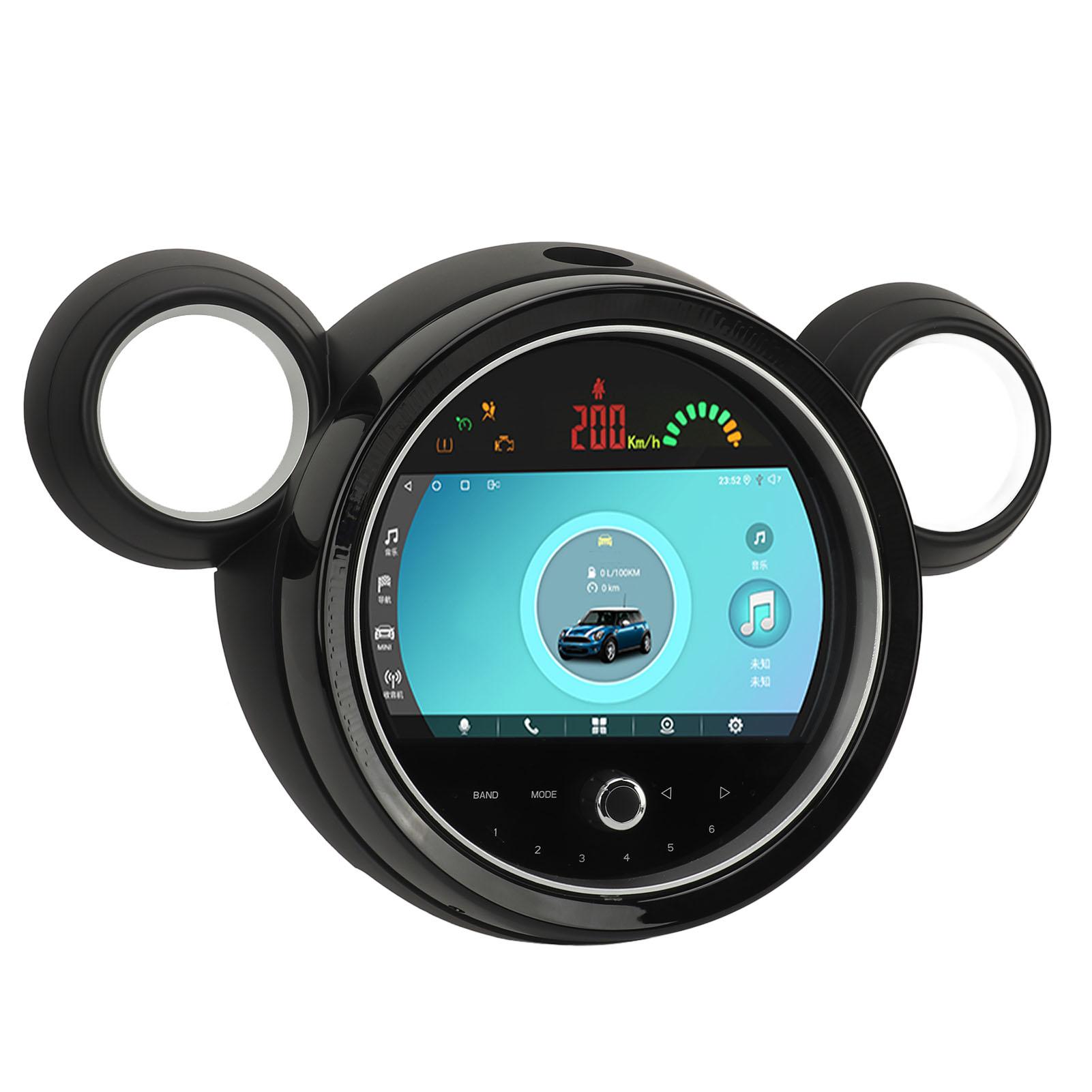 9-дюймовая автомобильная стереосистема с беспроводным CarPlay для Android 12, GPS-навигацией, мультимедийным плеером с кольцом подсветки, замена для