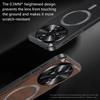 Luxury PU Leather Case For Oppo Find X7 Ultra Magsafe Magnetic Metal Ring Lens Protection Shockproof Cover For Oppo Find X6 Pro