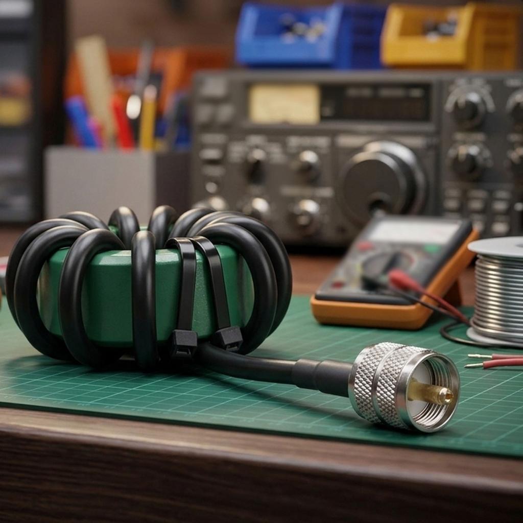 Ferrite Core Balun HF Shortwave Choke High Power FT8