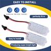 Precise Car LED License Plate Light For Jaguar XF X250 XJ X351