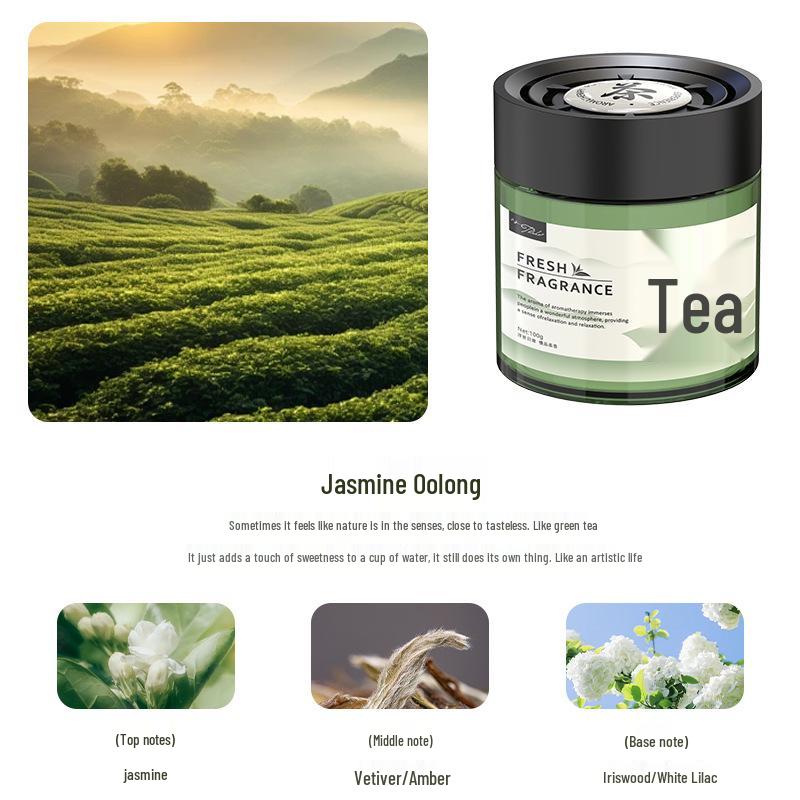 High-End Car Air Freshener: Long-Lasting Solid Balm Aromatherapy Ornament Fragrance