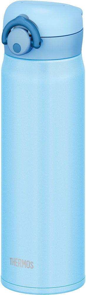 Thermos Vacuum Insulated Portable Mug Open 500ml Light Blue LB [One-Touch Type] JNR-500