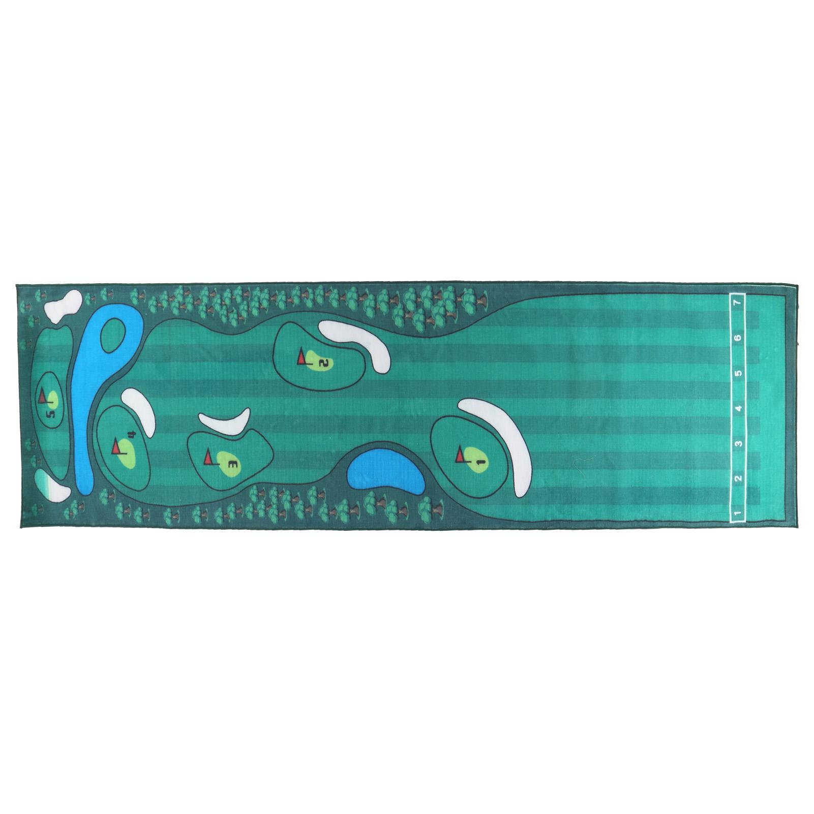 Widen 0.8x3M Golf Hitting Mat Practice Tent Putter Velvet Golf Training Equipment