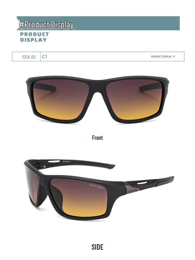 Men's Polarized UV Protection Sunglasses for Outdoor Fishing & Driving - Fashion Trend P9502