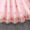 Girl Sweet Mesh Dress Autumn Winter New Lace Long Sleeve Butterfly Design Princess Dress