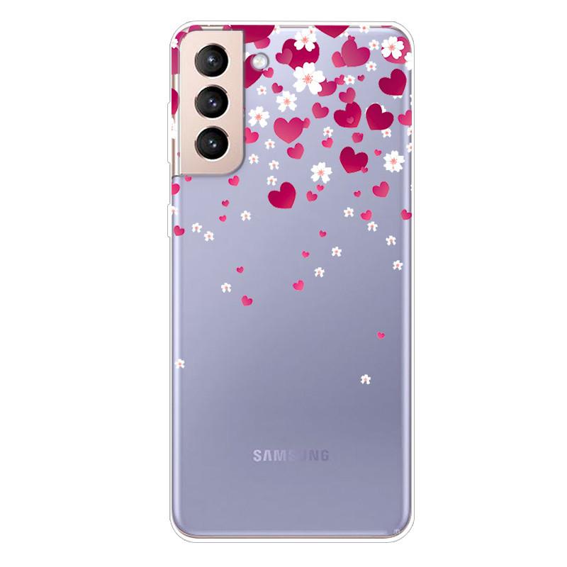 For Samsung S21 FE Case TPU Silicone Soft Clear Case for Samsung Galaxy S 21 / S21 Plus 5G Cover S21 Ultra FE Transparent Coque