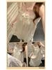 2026 Summer Women's Cloud Cotton Nightgown with Chest Pads, Princess Style Camisole Loungewear.