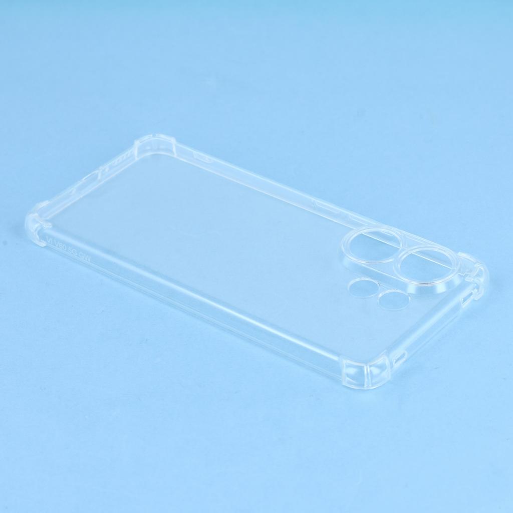 For Vivo V60 5G Case Reinforced Four Corner Anti-Drop Clear TPU Phone Cover