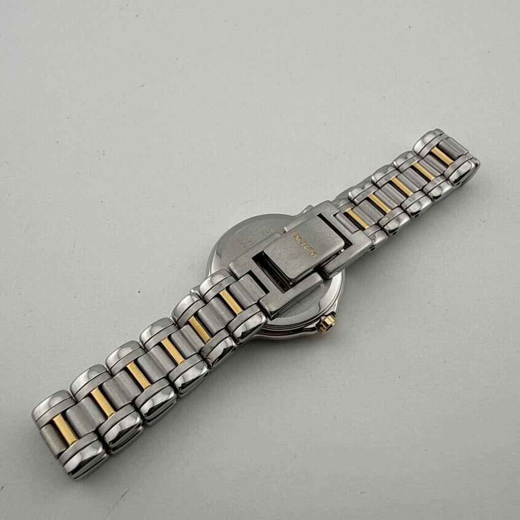 Used SEIKO 7321-0720 Seiko EXCELINE Ladies Watch Quartz Working Condition Battery Replaced [R416]