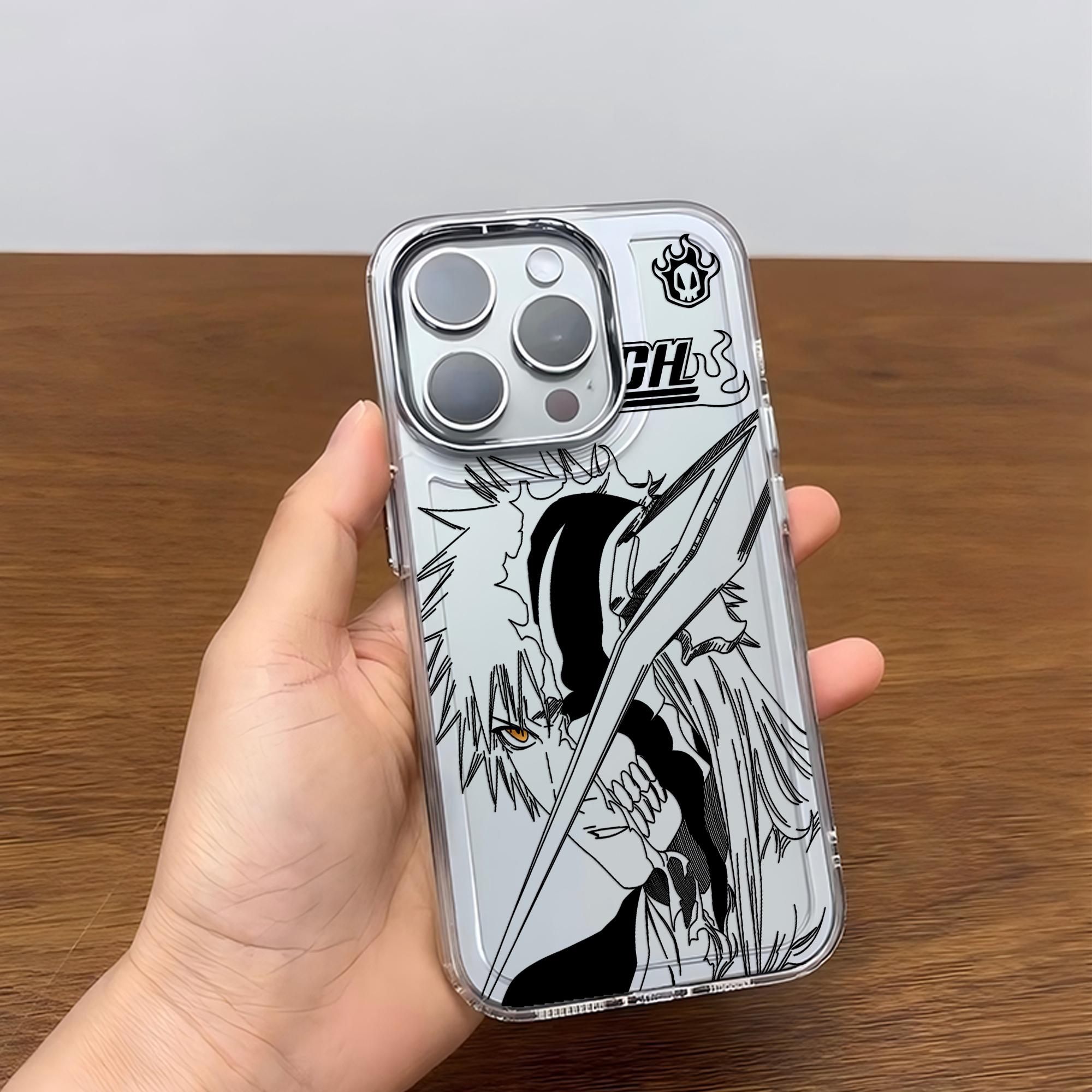 

Аниме Горячий Крутой Новый Чехол Для Телефона BLEACHS Для iPhone 17 16e 16 15 14 13 12 11mini Pro Max X XR XSMAX Air Plus Прозрачный Мягкий Чехол iPhone 17 Air