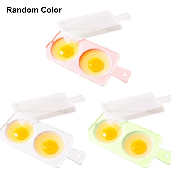 

2 Slots Creative Microwave Oven Moisture Egg Steamer Poacher Cooker Kitchen Tool