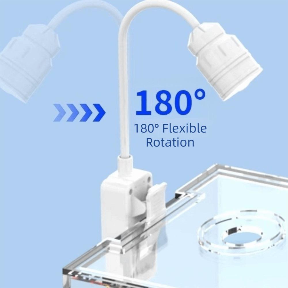 Adjustable Zoom Fish Tank Clip Lamp USB Power Aquarium Plant Light LED Aquarium Light Aquarium