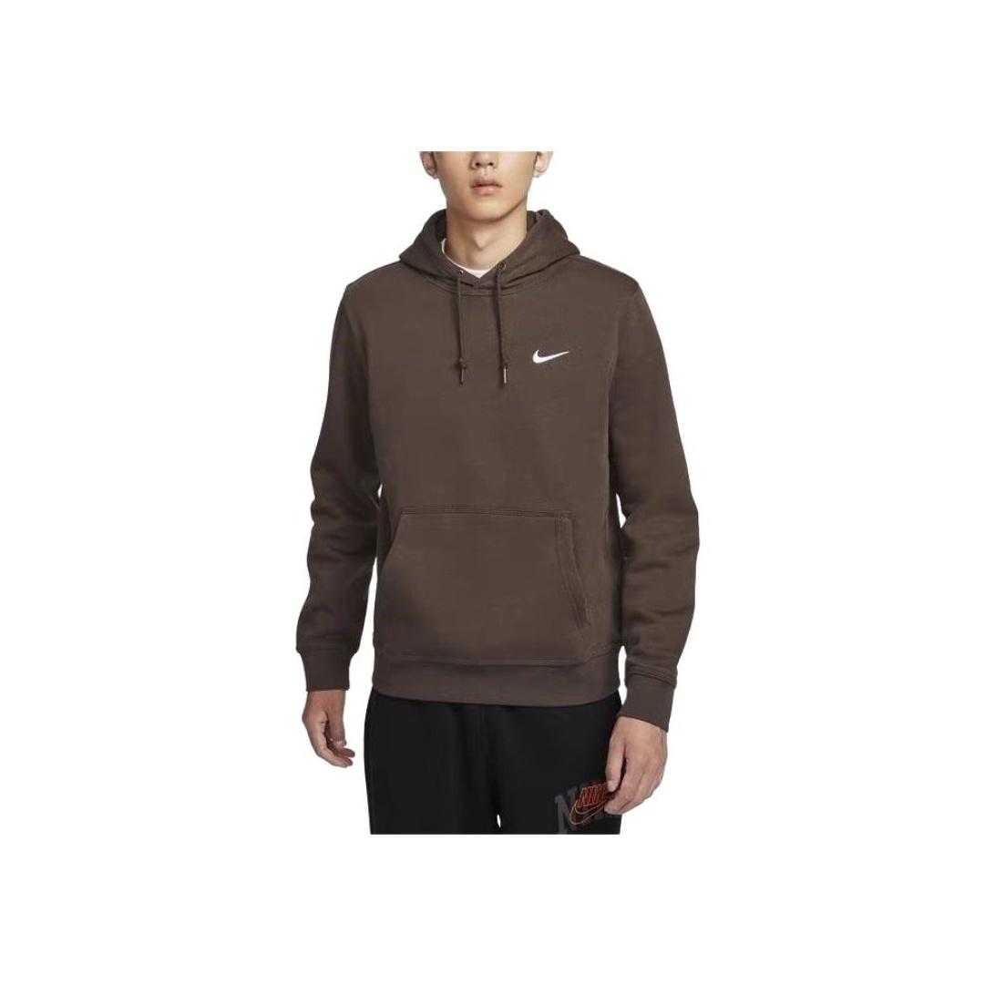 

Nike Fashionable Minimalist Hooded Sweatshirt Men tops Brown 623453-237 L