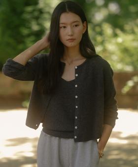 Tilaidai 3-Way Sleeveless Cardigan Set Tifa03Cd03_3Color