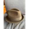 Used BRIXTON GAIN Black L size 60cm fedora hat