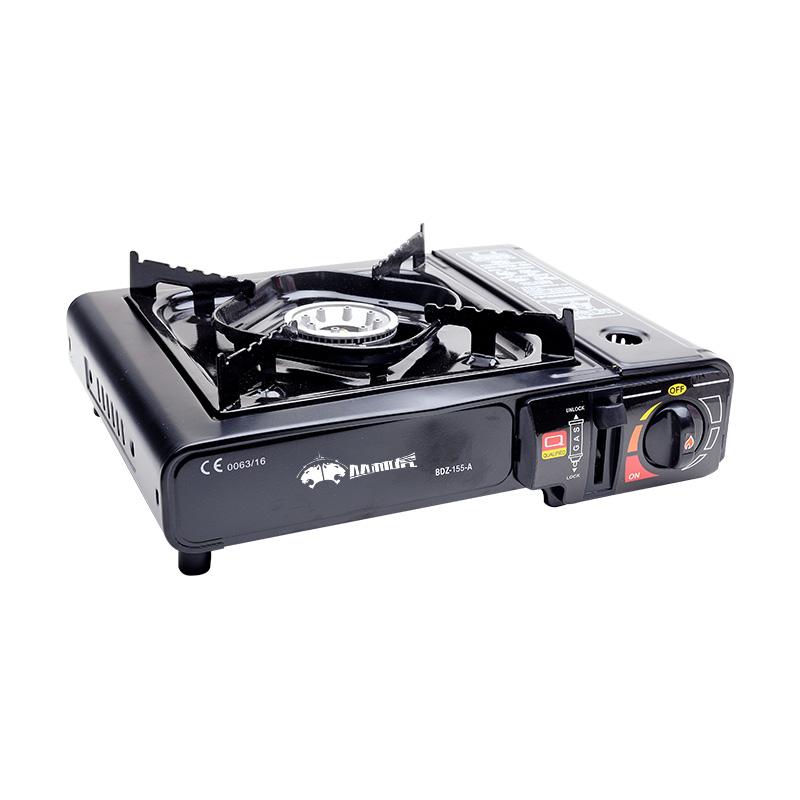 Portable Camping Stove Butane Gas Stove Cooktop Outdoor Camping Kitchen Burner Barbecue Cooker чёрный
