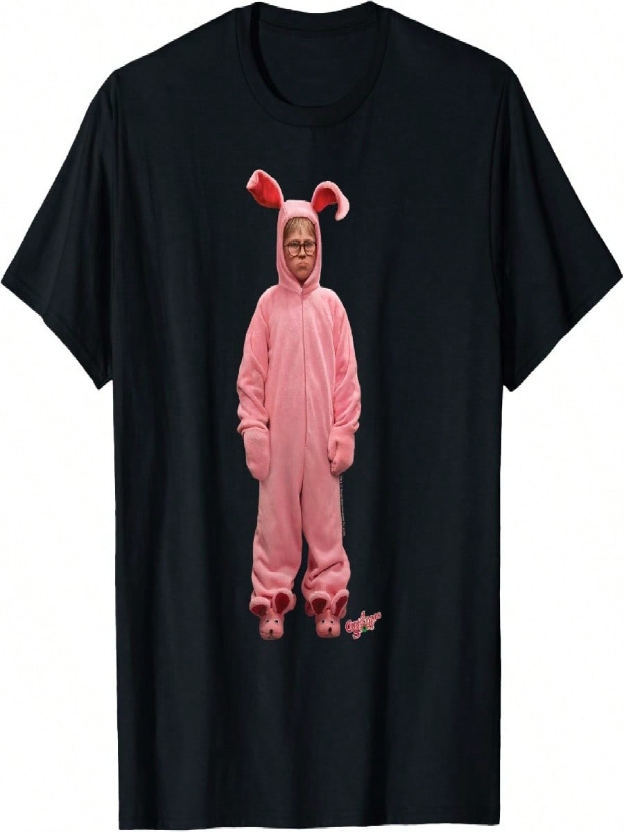 

A Christmas Storys Ralphie Pink Bunny Pink Nightmare T-Shirt XXXXXL чёрный
