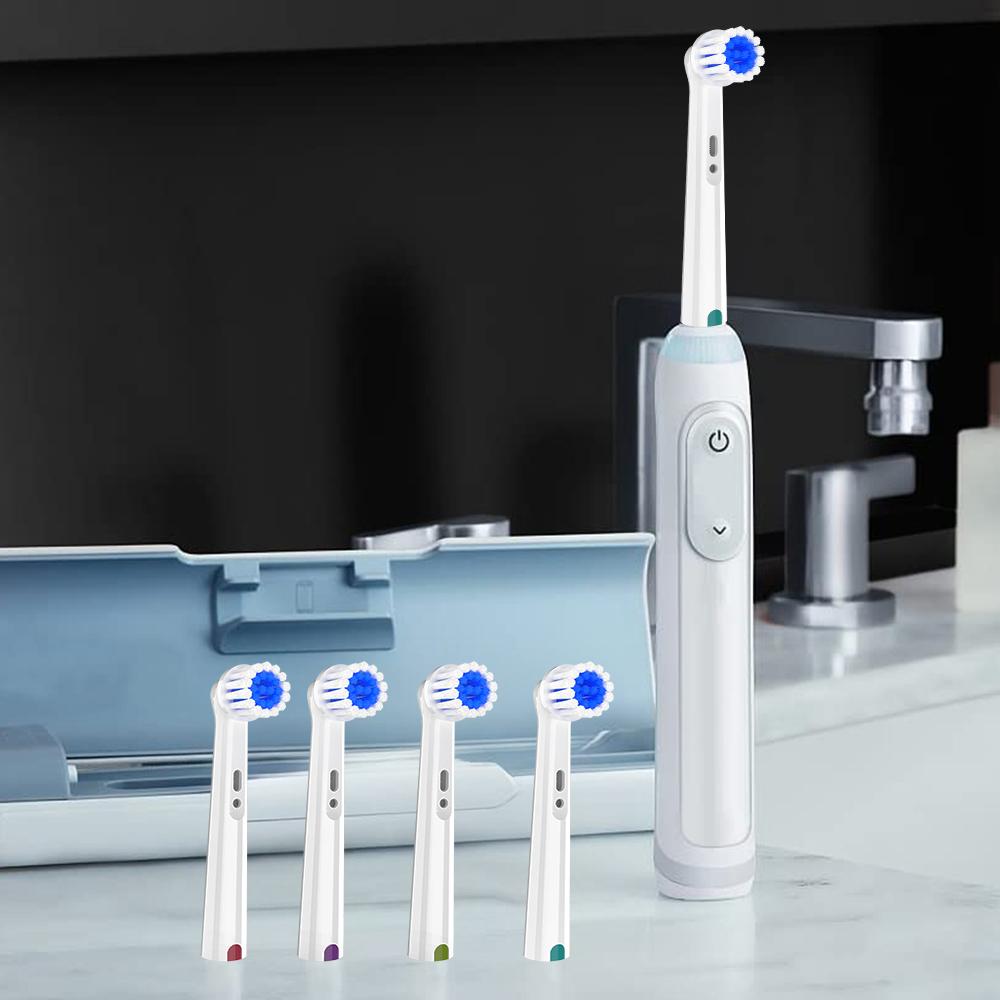 Compatible with Oral B Electric Toothbrush Replacement Toothbrush Brush Heads, Professional Sensitive Gum Care Brush Head Refill