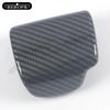 For LEADING ONE 2020 Car Gear Shift Knob Head Cover Interior Sticker Styling Accessories Matte silver Carbon fibre