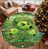 Plants VS Zombies Pattern Round Rug, Indoor/Outdoor Mat, for Picnic, Gameroom, Bedroom, Office, Living Room, Home Decor Carpet, Birthday Gift