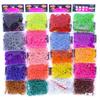 300 Elastici Colorati in Sacchetti per Giocattoli Fai da Te per Bambini e Braccialetti Arcobaleno
