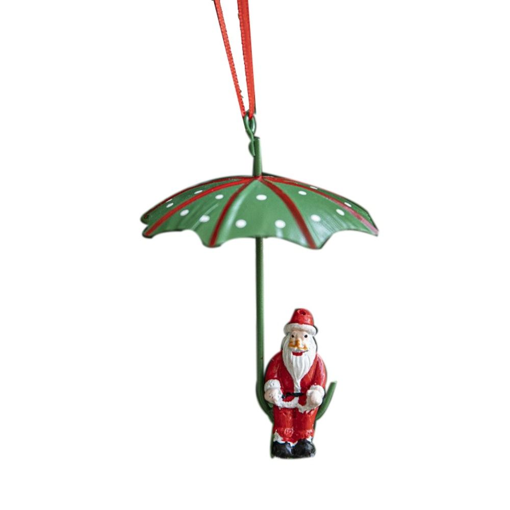 Elk Christmas Parachute Pendant Wrought Iron Christmas Hot Air Balloon Pendant Delicate   New Year