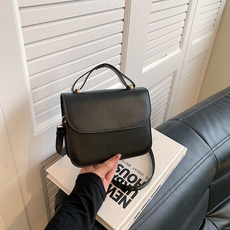 Trendy 2023 Winter New Korean Style Pu Street Fashion Small Square Bag