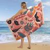 Geometrisches Muster Strandtuch für Familie, Freunde, Geschenke Schnelltrocknend Sandfrei Für Bad, Yoga, Tourismus, Strand, Camping, Schwimmen, Fitnessstudio