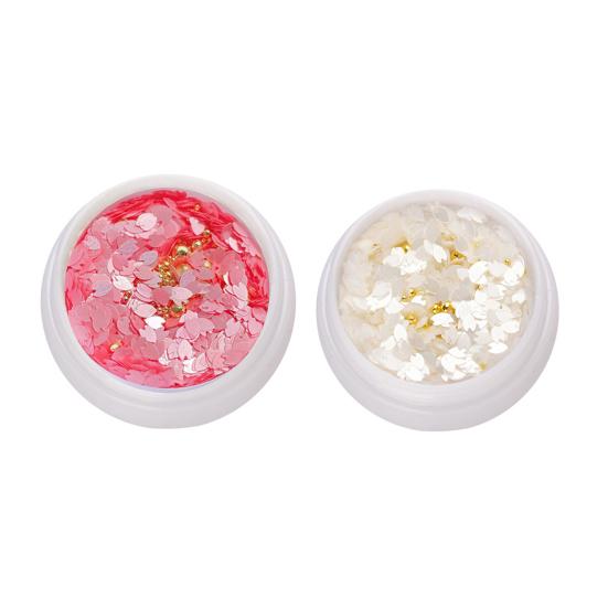 Yousheng 1 Box Nail Decoration Creative Shape Sufficient Quantity Dazzling Stunning Visual Effect Wide Application Decorative Attractive Flower Shaped