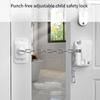 Door Lock Latch Catch Toddler Kids Window Limiter Baby Safety Lock Adjustable Child Cabinet Locks Door RefrigeKeep Children Safe